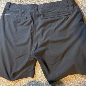 7Diamonds Men's Black Performance Stretch Shorts 36